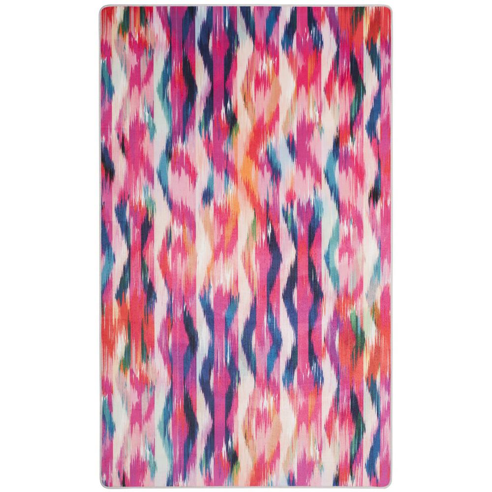 DAYTONA, FUCHSIA / PURPLE, 5'-1" X 7'-6", Area Rug