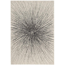 EVOKE, BLACK / IVORY, 4' X 6', Area Rug