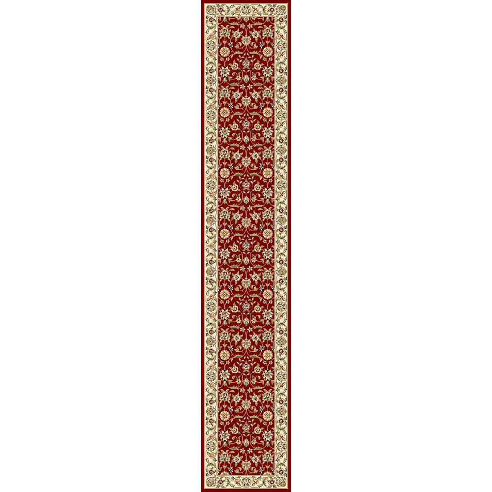LYNDHURST, RED / IVORY, 2'-3" X 14', Area Rug, LNH312A-214