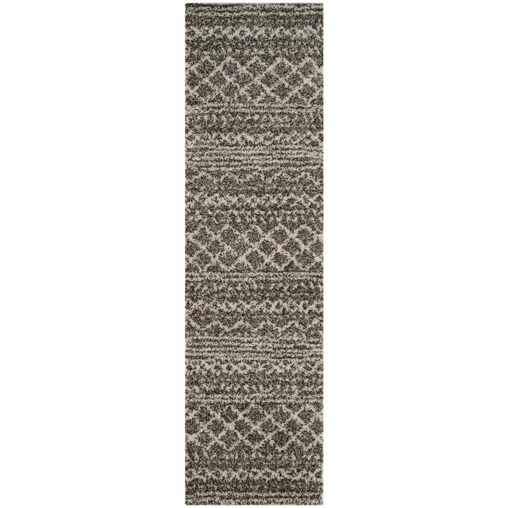 ARIZONA SHAG, BROWN / IVORY, 2'-3" X 8', Area Rug, ASG741B-28
