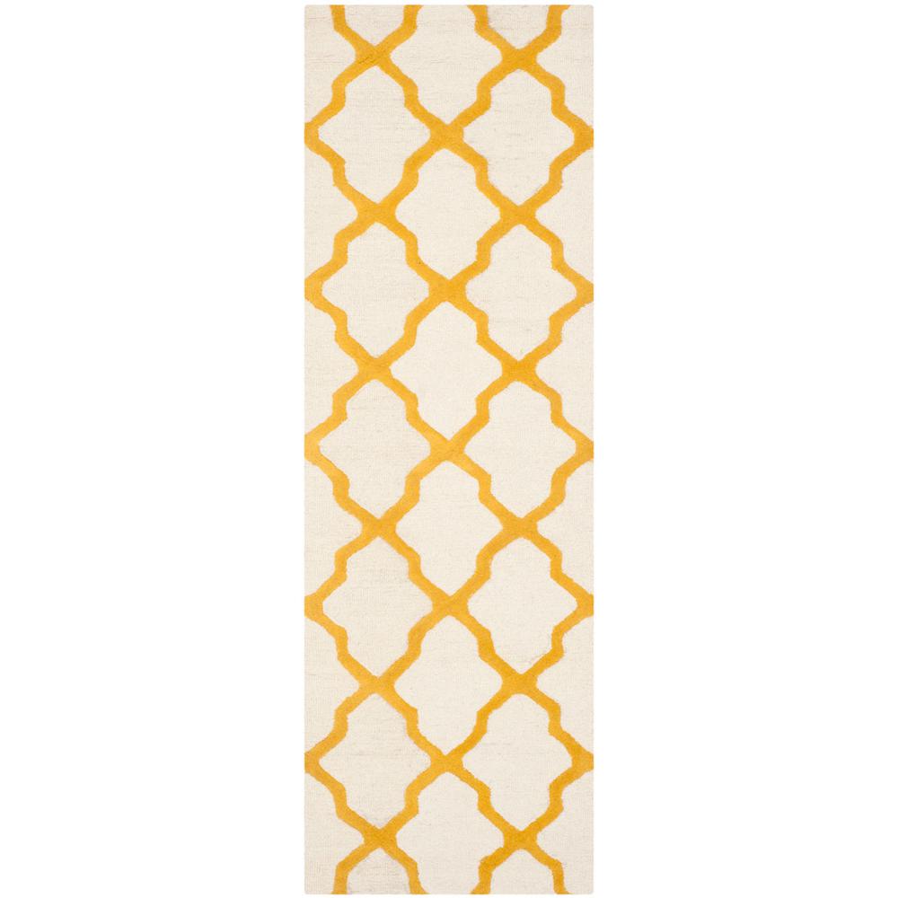 CAMBRIDGE, IVORY / GOLD, 2'-6" X 4', Area Rug, CAM121U-24