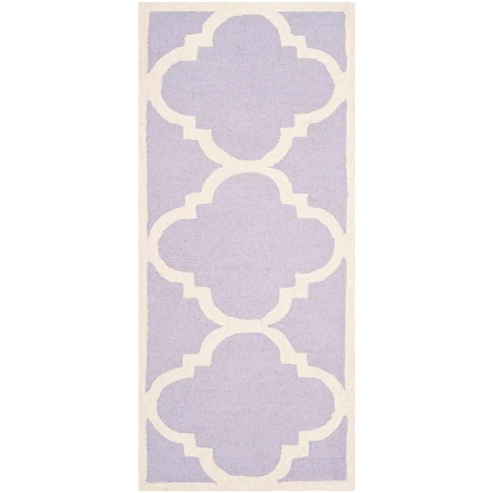 CAMBRIDGE, LAVANDER / IVORY, 2'-6" X 6', Area Rug, CAM140C-26