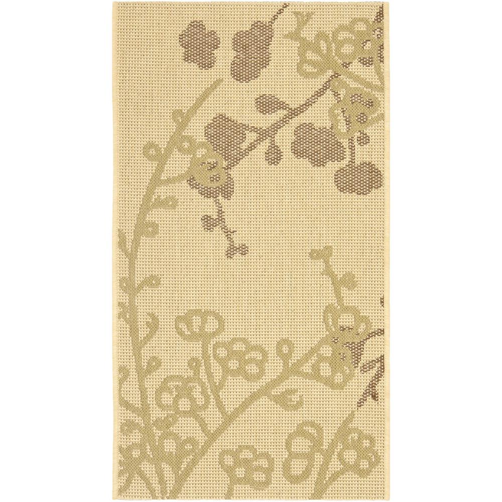 COURTYARD, NATURAL / OLIVE, 5'-3" X 7'-7", Area Rug, CY4038A-5