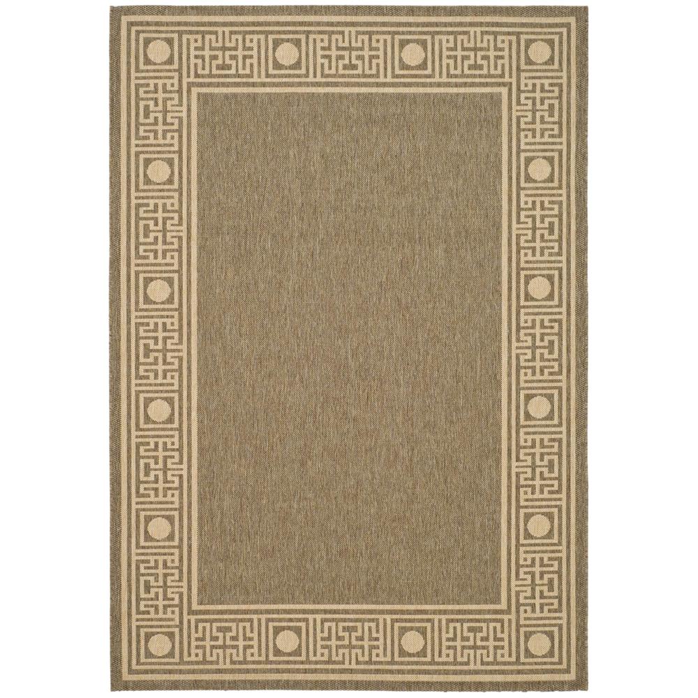 COURTYARD, DARK BEIG / BEIGE, 6'-7" X 9'-6", Area Rug, CY5143B-6