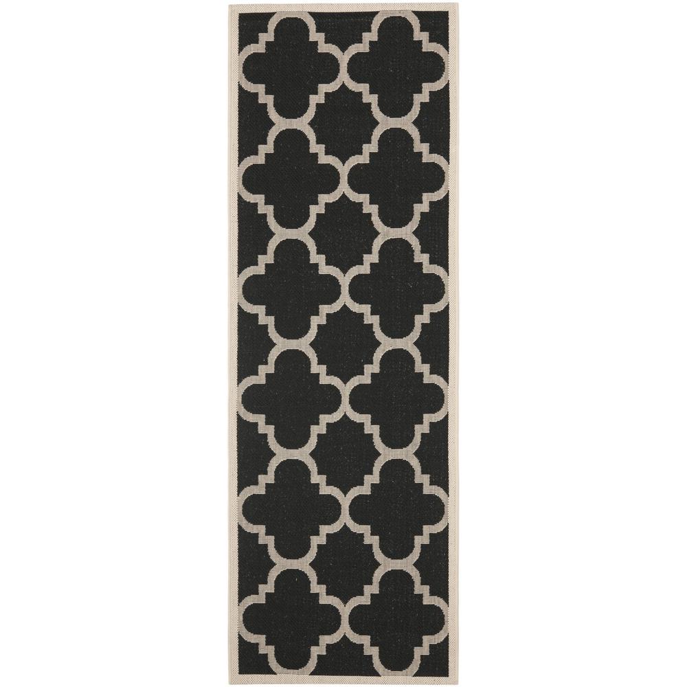 COURTYARD, BLACK / BEIGE, 2'-3" X 6'-7", Area Rug, CY6243-266-27