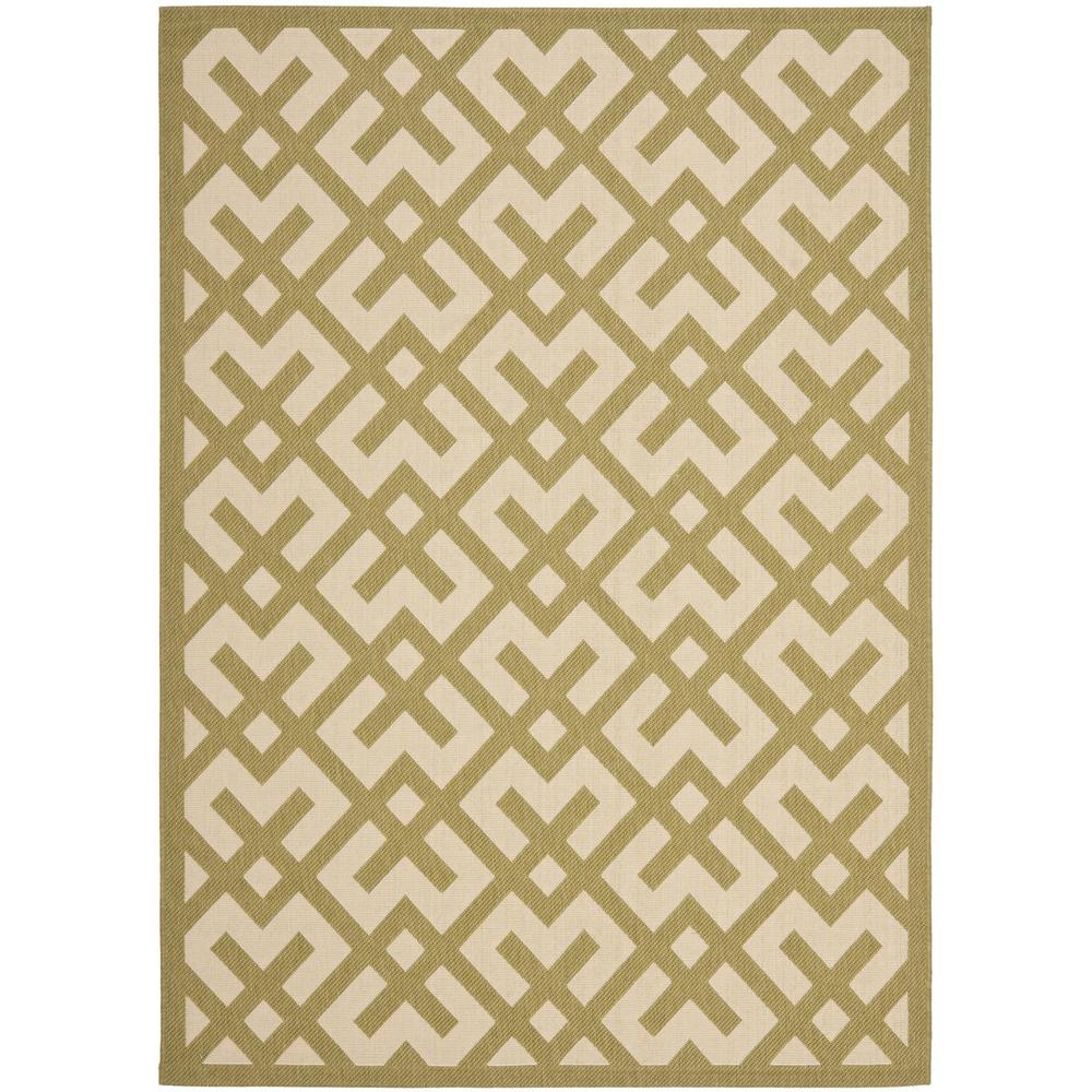 COURTYARD, BEIGE / GREEN, 8' X 11', Area Rug, CY6915-244-8