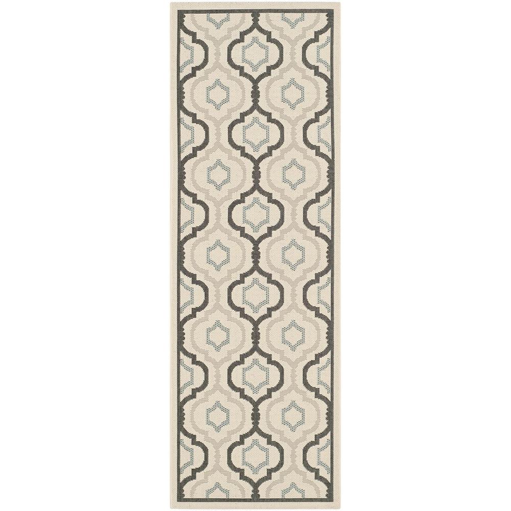 COURTYARD, BEIGE / BLACK, 2'-3" X 6'-7", Area Rug, CY7938-256A18-27