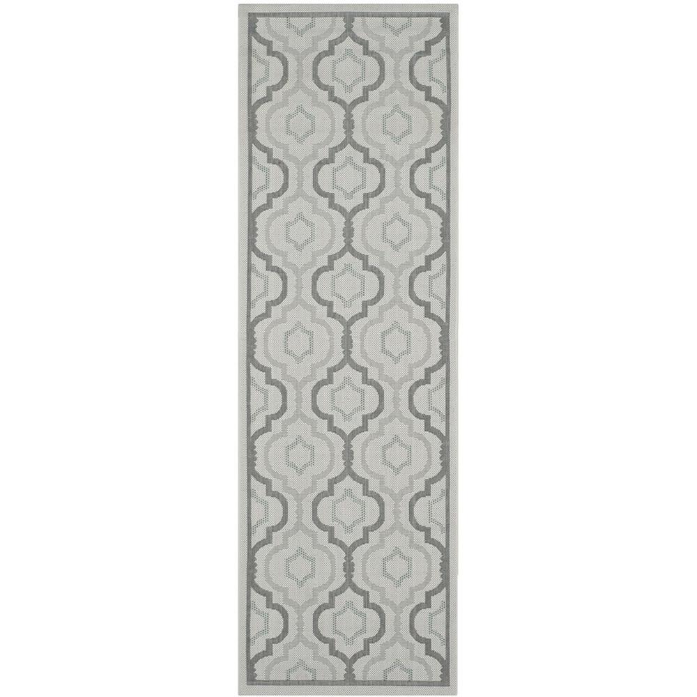 COURTYARD, LIGHT GREY / ANTHRACITE, 2'-3" X 6'-7", Area Rug, CY7938-78A18-27