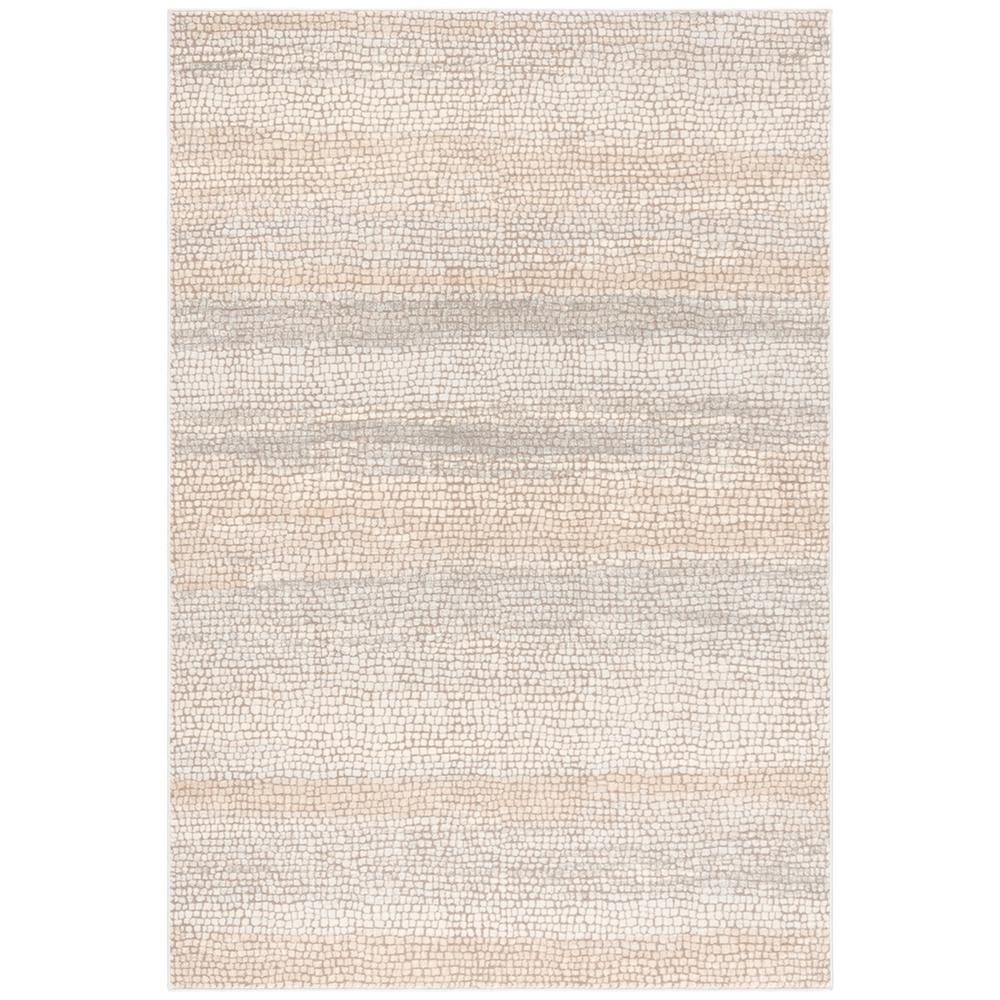 MARSEILLE 400, SILVER / IVORY, 6'-7" X 6'-7" Square, Area Rug, MAR413G-7SQ