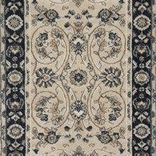 Light Beige / Anthracite Area Rug with Power Loomed Polypropylene Construction