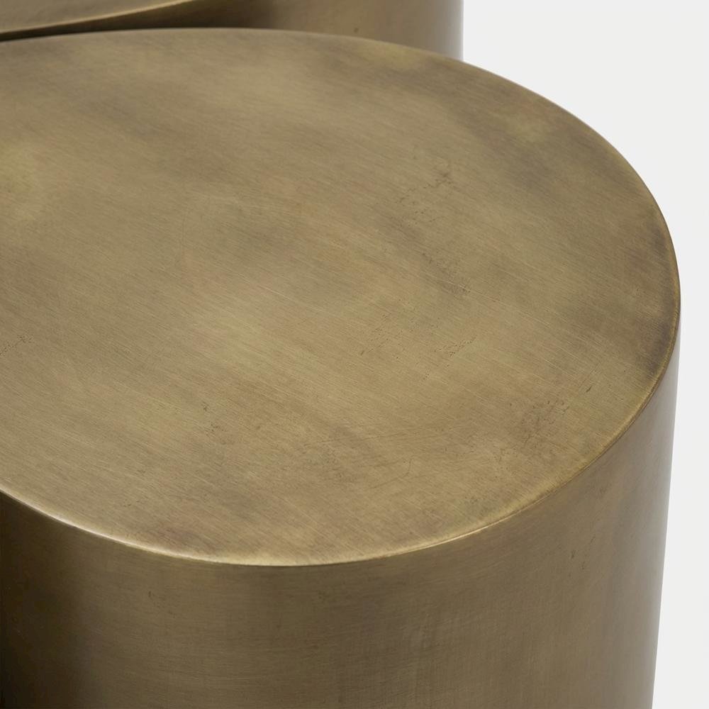 Retro Mid-Century Coffee Table, Metal Frame, Brass Accents