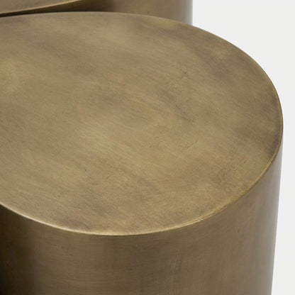 Retro Mid-Century Coffee Table, Metal Frame, Brass Accents