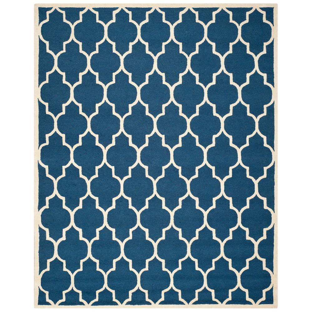 CAMBRIDGE, NAVY / IVORY, 8' X 10', Area Rug, CAM134G-8