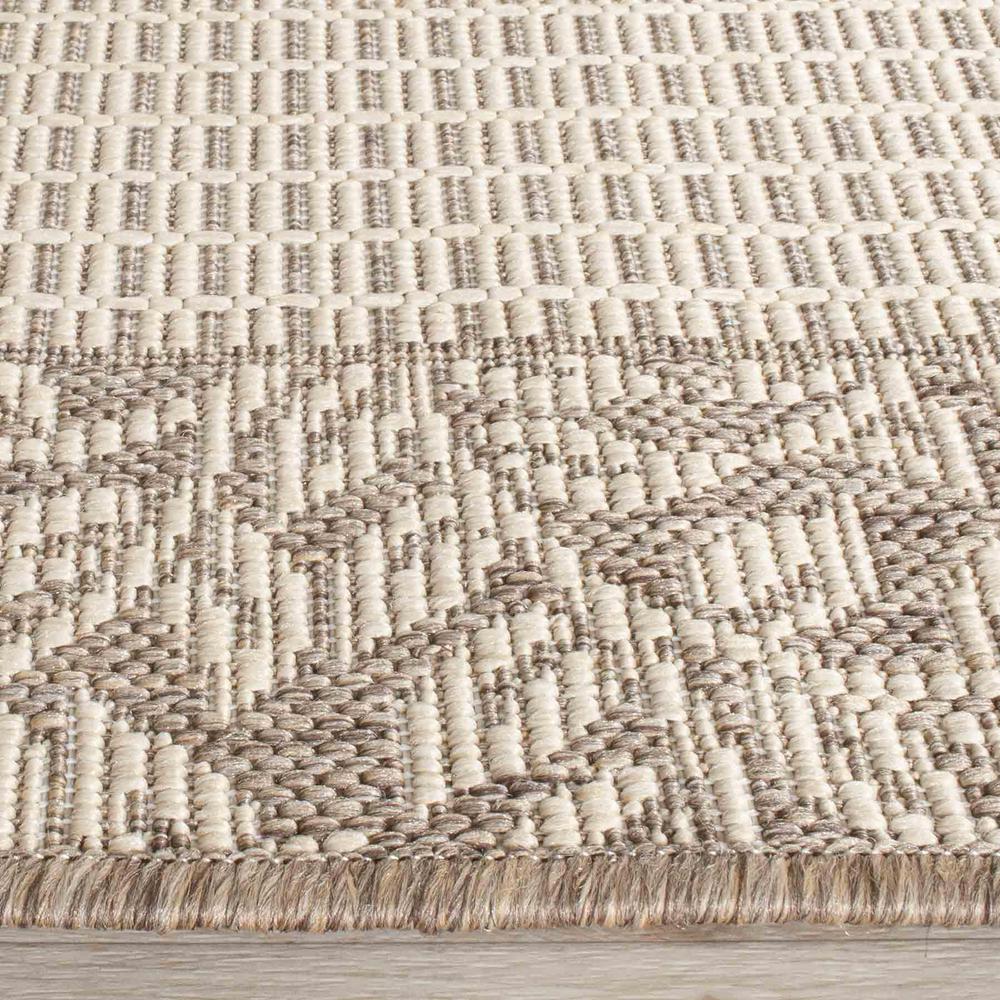 COURTYARD, NATURAL / BROWN, 5'-3" X 7'-7", Area Rug, CY0727-3001-5