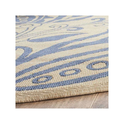 COURTYARD, NATURAL / BLUE, 2' X 3'-7", Area Rug, CY2961-3101-2