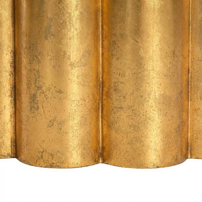 Gold Coffee Table with Iron Frame and Modern Design for Living Room