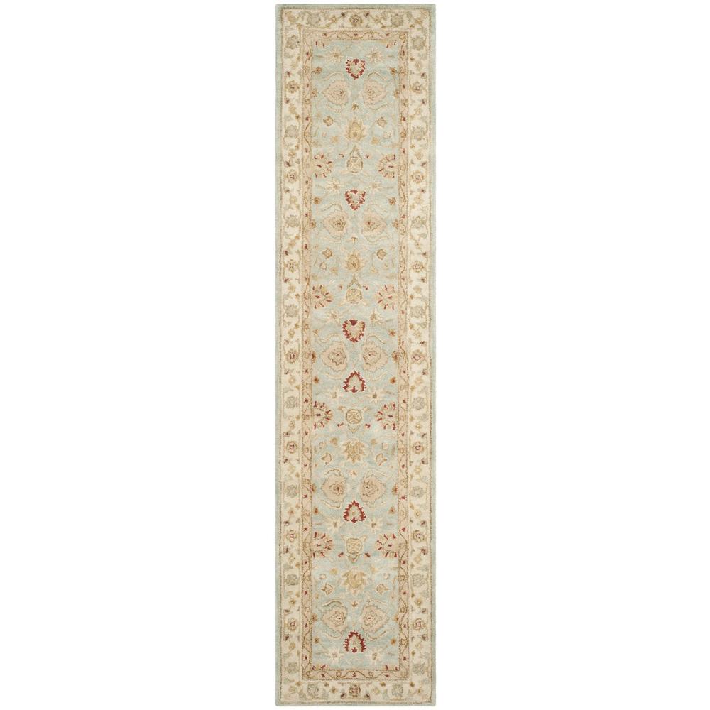 ANTIQUITY, GREY BLUE / BEIGE, 2'-3" X 12', Area Rug