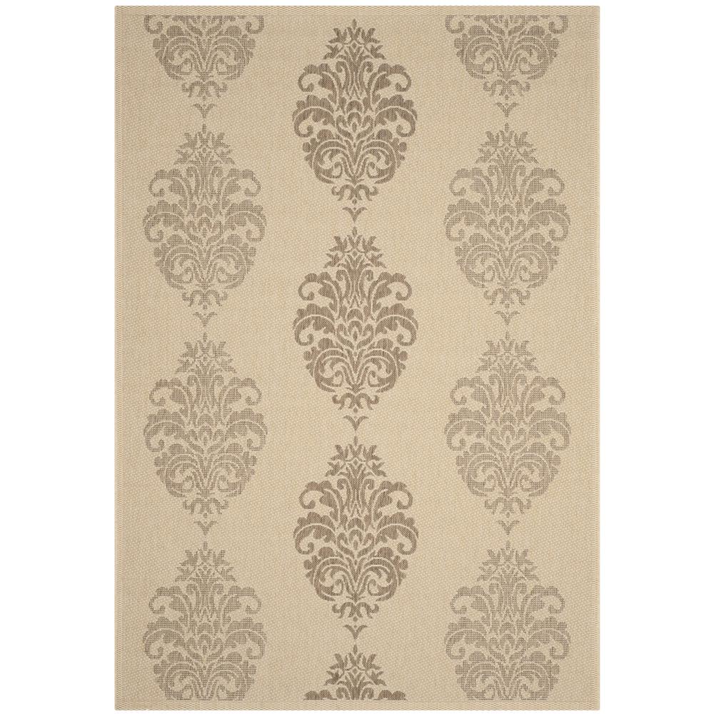 COURTYARD, NATURAL / BROWN, 5'-3" X 7'-7", Area Rug, CY2720-3001-5