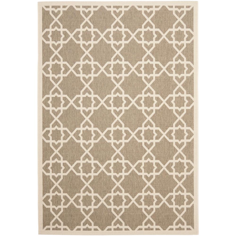 COURTYARD, BROWN / BEIGE, 9' X 12', Area Rug, CY6032-242-9