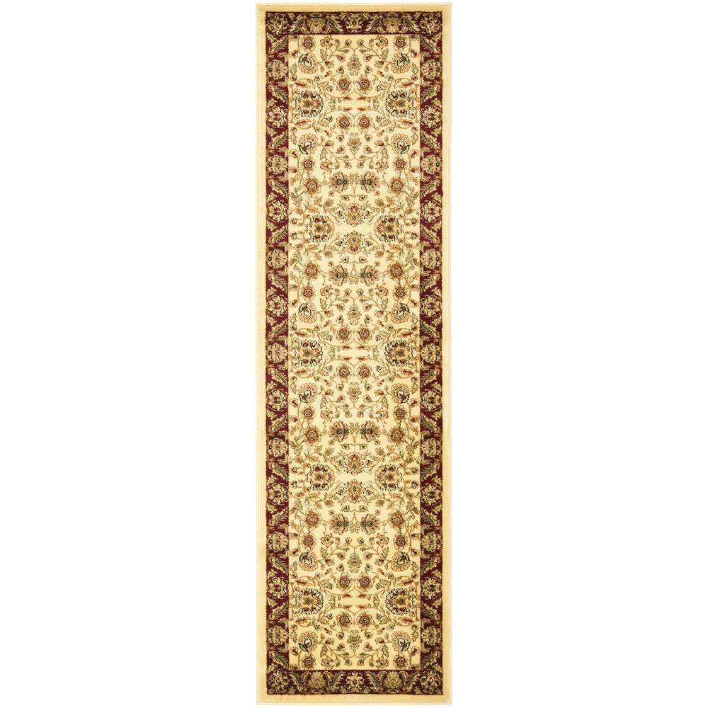 LYNDHURST, IVORY / RED, 2'-3" X 8', Area Rug, LNH215A-28