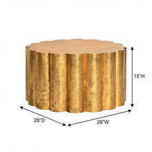 Gold Coffee Table with Iron Frame and Modern Design for Living Room