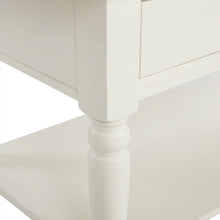 White Pine Coffee Table with 2 Drawers and Storage Shelf