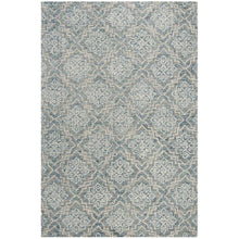Abstract, BLUE / GREY, 6' X 9', Area Rug, ABT201A-6
