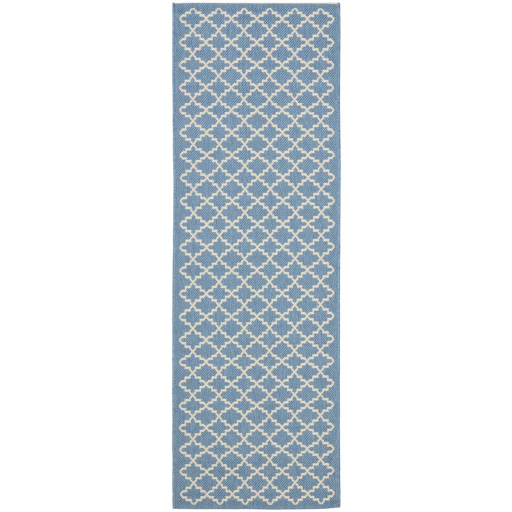 COURTYARD, BLUE / BEIGE, 2'-3" X 6'-7", Area Rug, CY6919-243-27