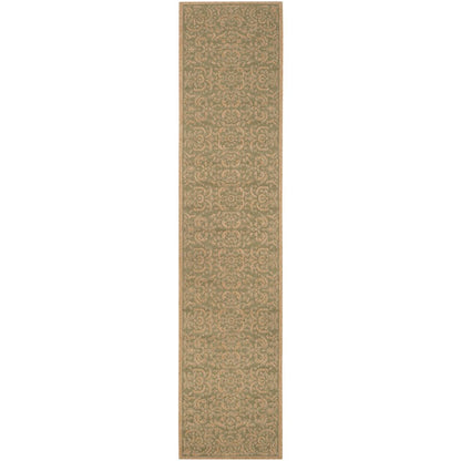 COURTYARD, GREEN / NATURAL, 2'-7" X 5', Area Rug, CY6634-44-3