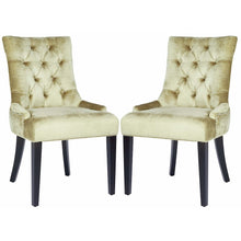 ABBY 19''H TUFTED SIDE CHAIRS (SET OF 2) - SILVER NAIL HEADS, MCR4701E-SET2