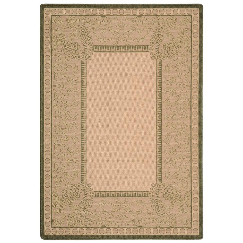 COURTYARD, NATURAL / OLIVE, 8' X 11', Area Rug, CY2965-1E01-8