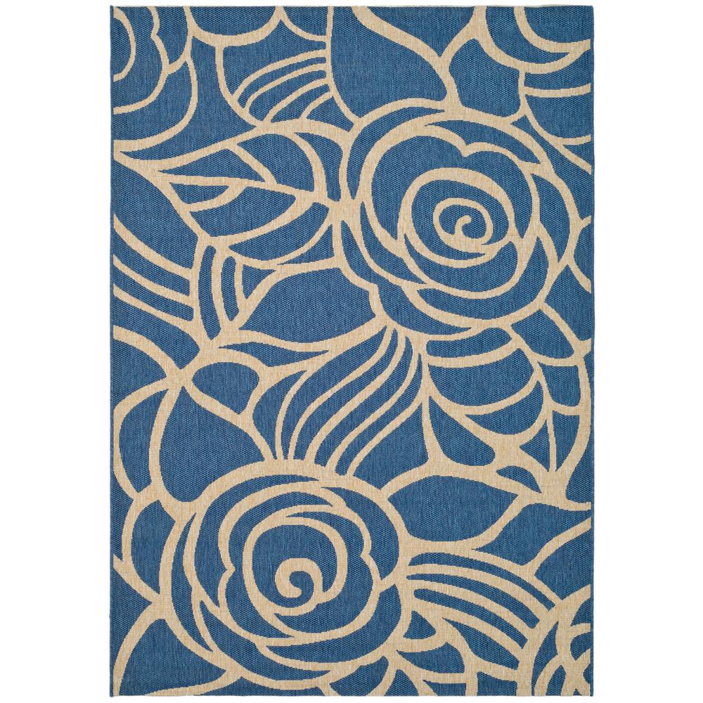 COURTYARD, BLUE / BEIGE, 9' X 12', Area Rug, CY5141C-9