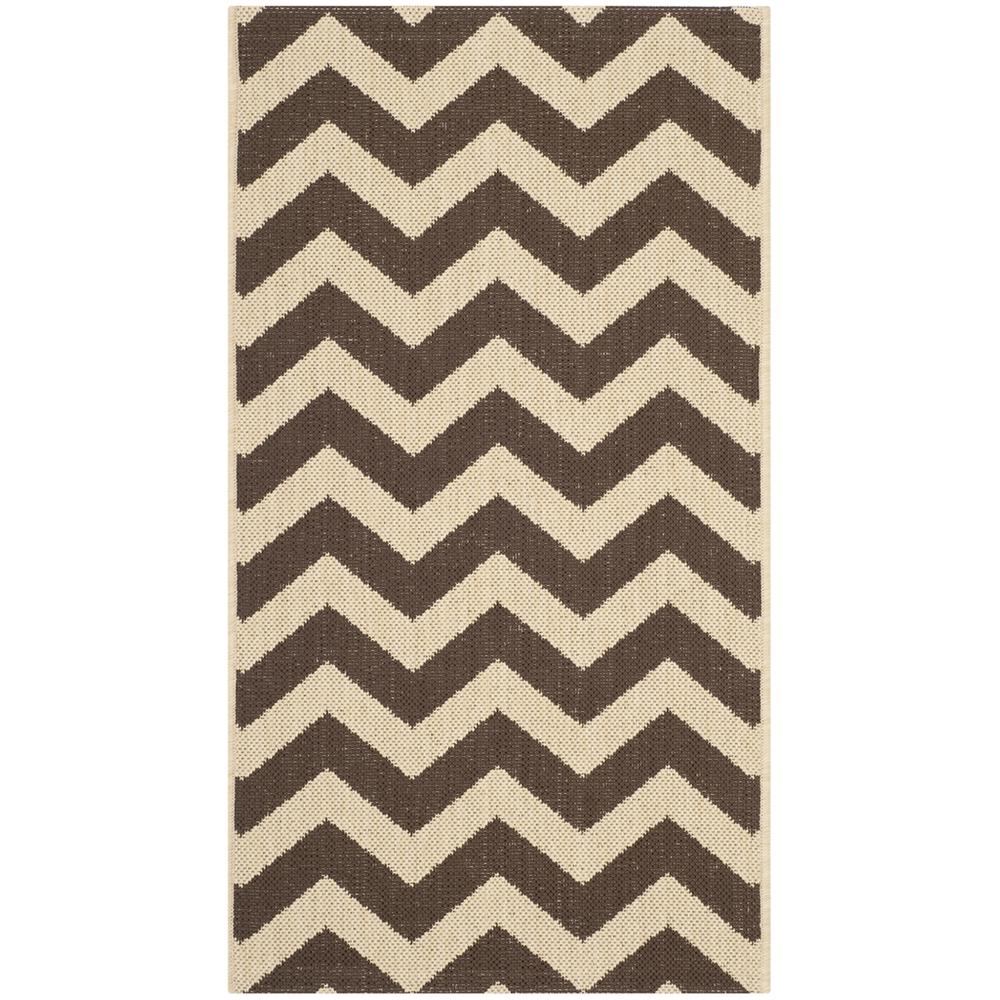 COURTYARD, DARK BROWN, 5'-3" X 7'-7", Area Rug, CY6244-204-5