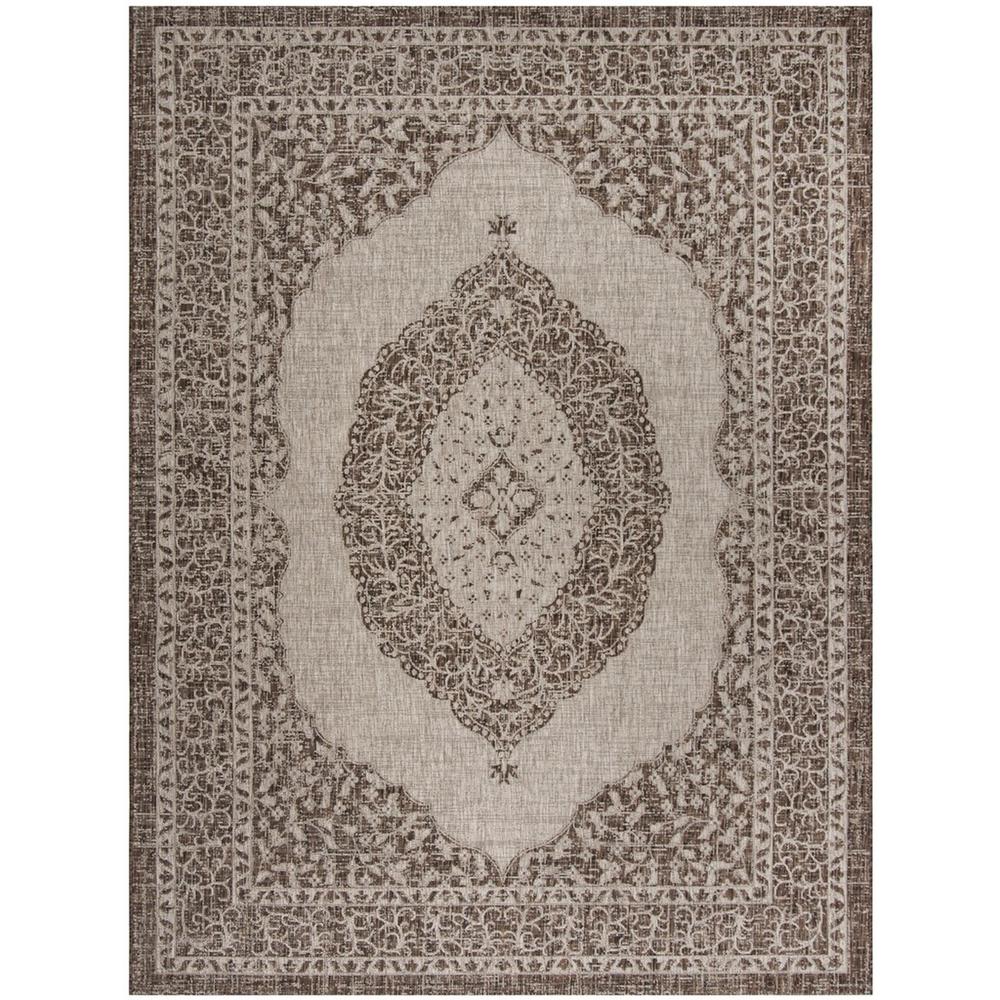 COURTYARD, LIGHT BEIGE / LIGHT BROWN, 8' X 11', Area Rug, CY8751-36312-8