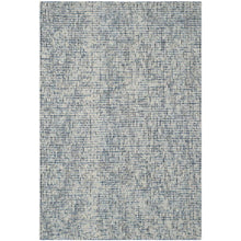 Abstract, BLUE / CHARCOAL, 4' X 6', Area Rug