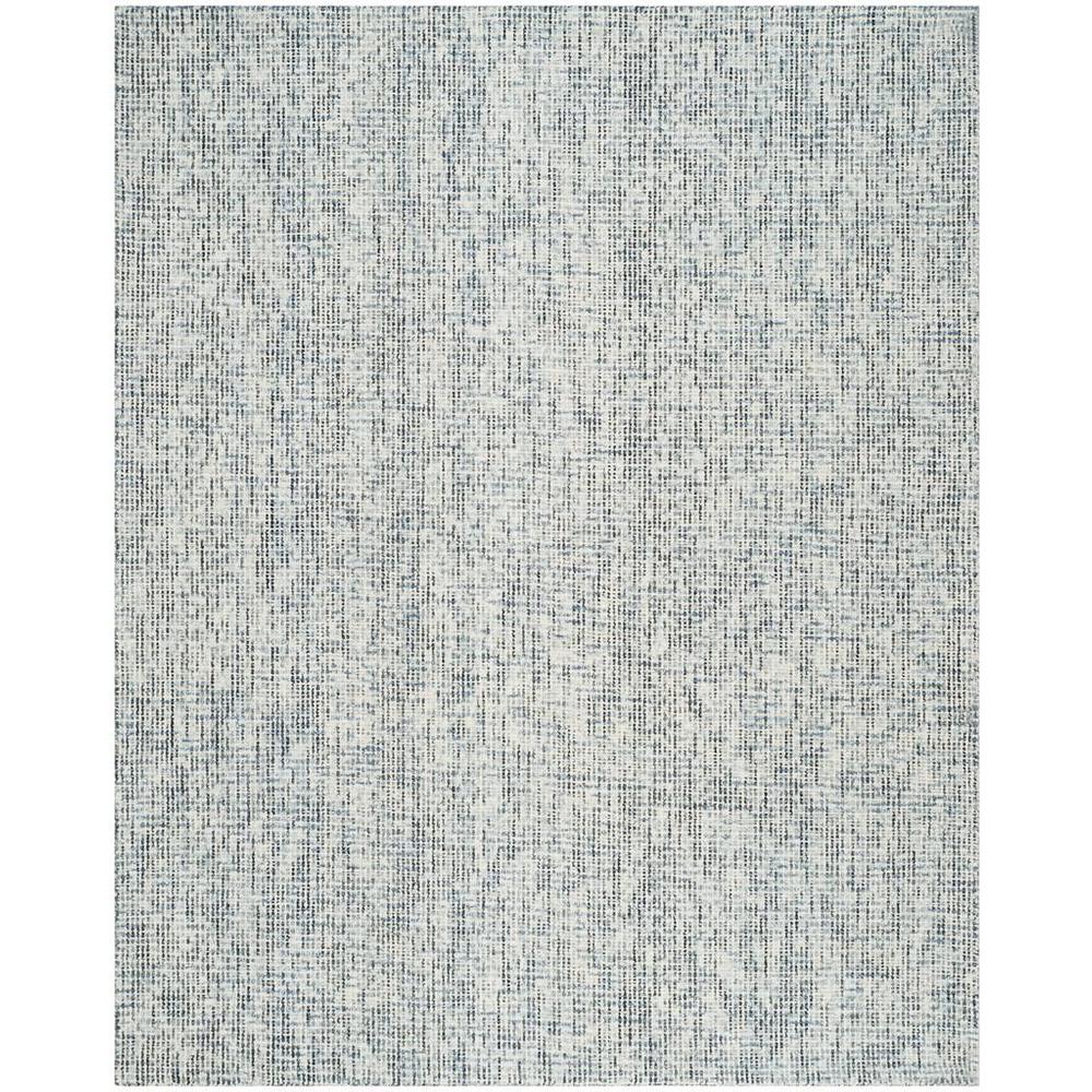 Abstract, BLUE / CHARCOAL, 8' X 10', Area Rug