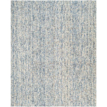 Abstract, DARK BLUE / RUST, 8' X 10', Area Rug