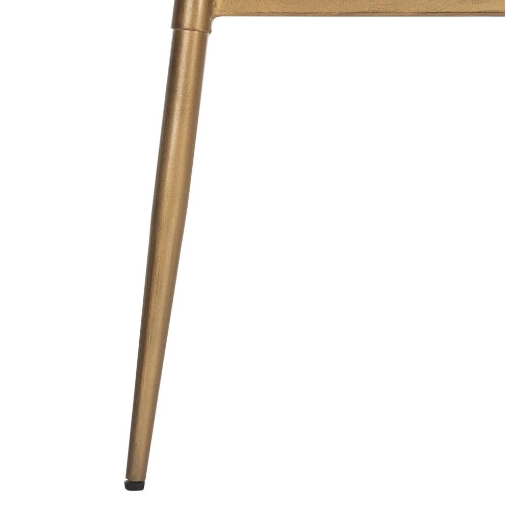 Ian 3 Circle Accent Table, Rustic Honey/Gold