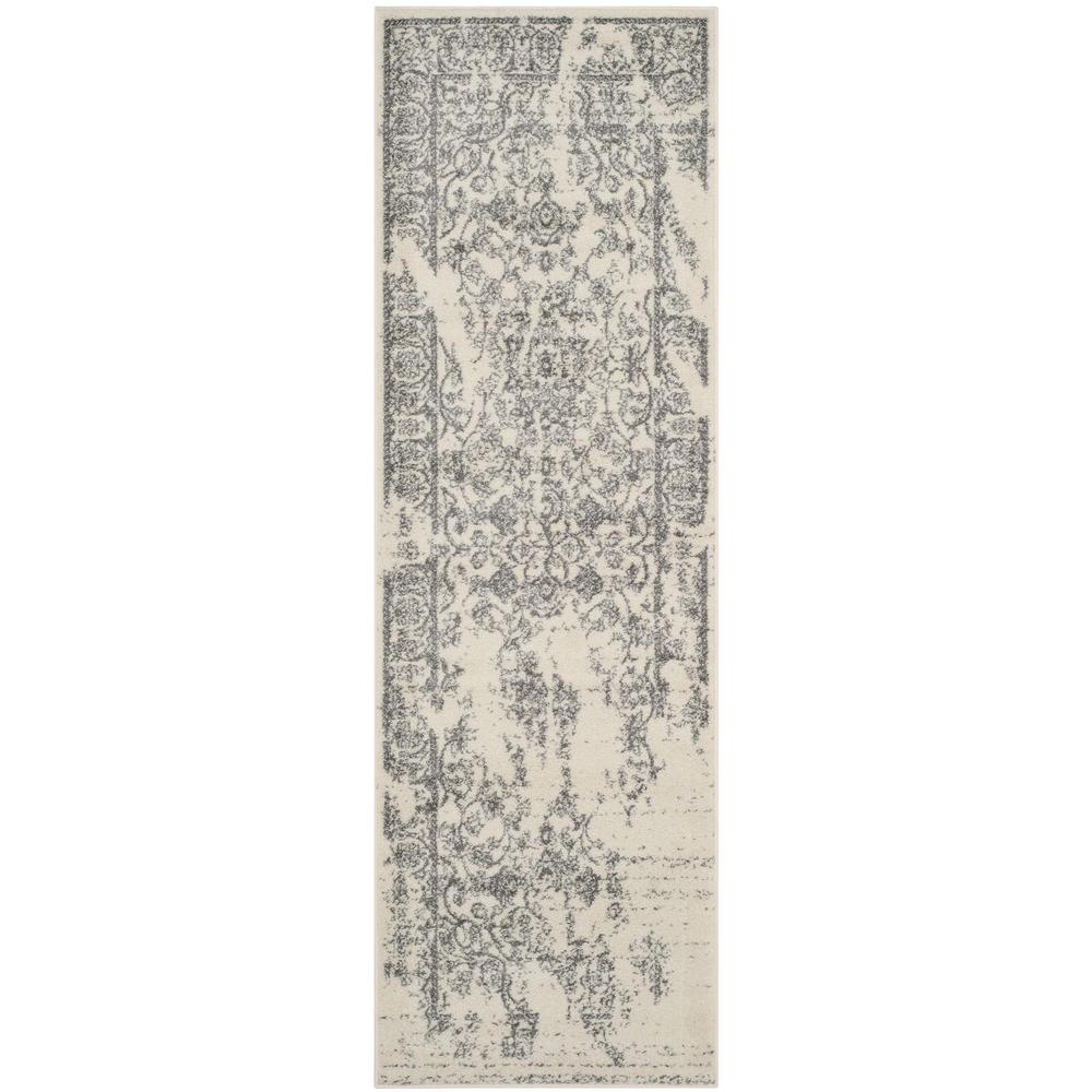 Adirondack, IVORY / SILVER, 2'-6" X 8', Area Rug, ADR101B-28
