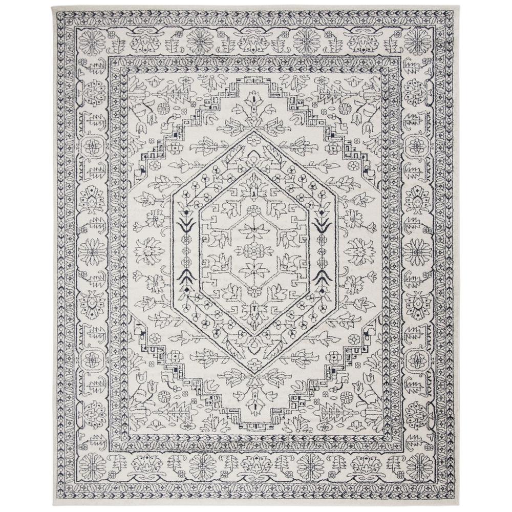 Adirondack, IVORY / NAVY, 8' X 10', Area Rug, ADR108R-8