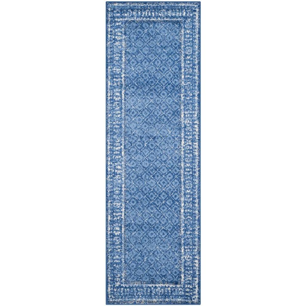Adirondack, LIGHT BLUE / DARK BLUE, 2'-6" X 8', Area Rug, ADR110F-28
