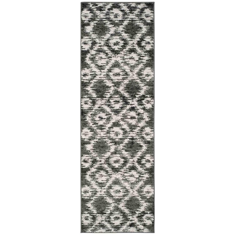 Adirondack, CHARCOAL / IVORY, 2'-6" X 8', Area Rug, ADR118R-28