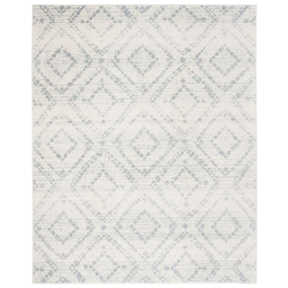 Adirondack, IVORY / LIGHT BLUE, 8' X 10', Area Rug, ADR131T-8