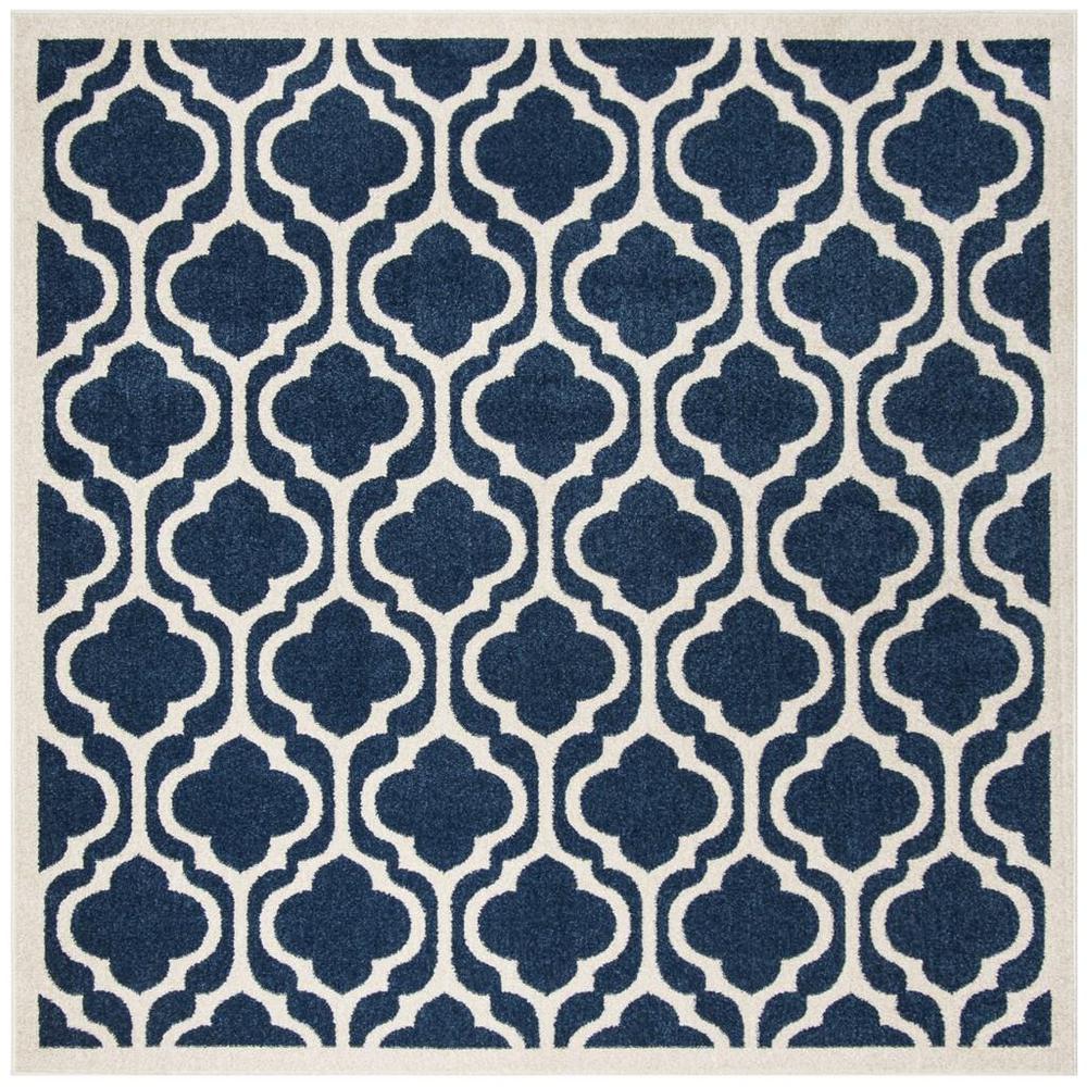 AMHERST, NAVY / BEIGE, 7' X 7' Square, Area Rug, AMT402P-7SQ