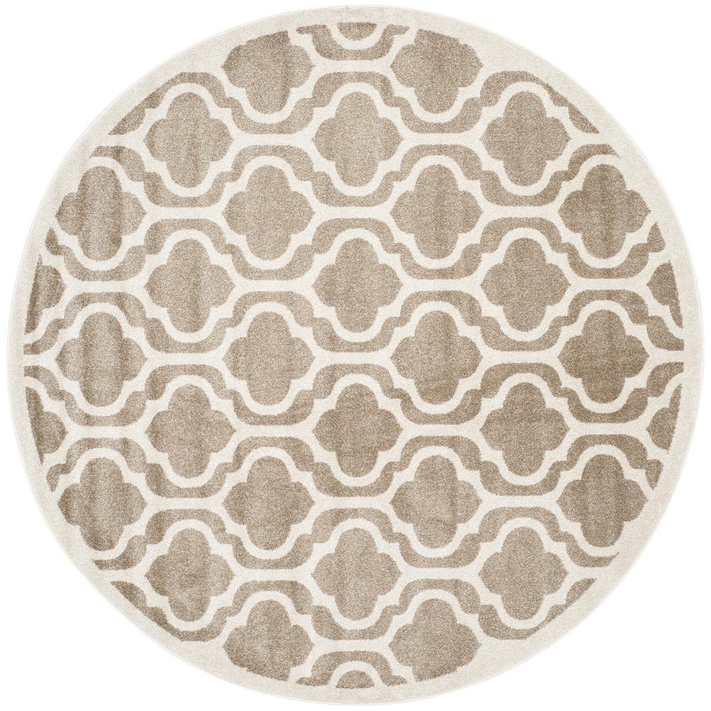 AMHERST, WHEAT / BEIGE, 7' X 7' Round, Area Rug, AMT402S-7R