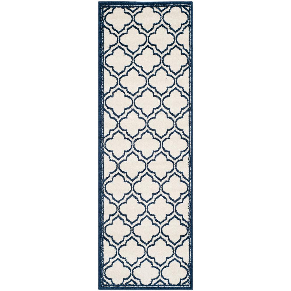 AMHERST, IVORY / NAVY, 2'-3" X 7', Area Rug, AMT412M-27
