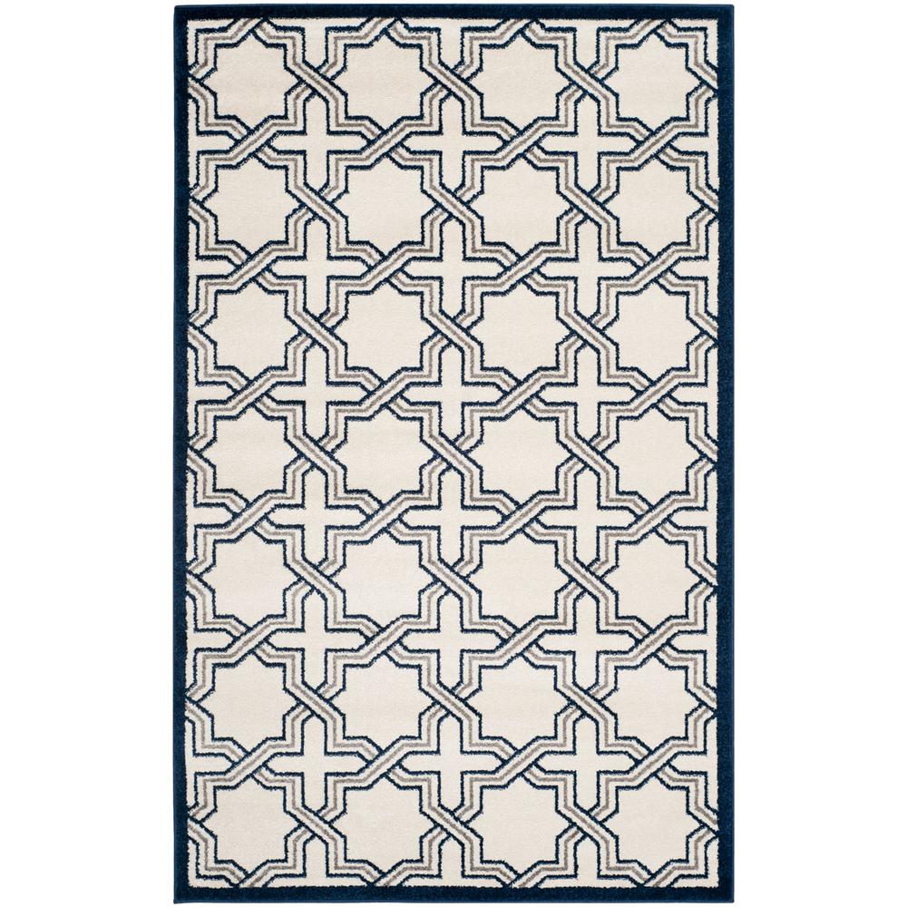 AMHERST, IVORY / NAVY, 4' X 6', Area Rug, AMT413M-4