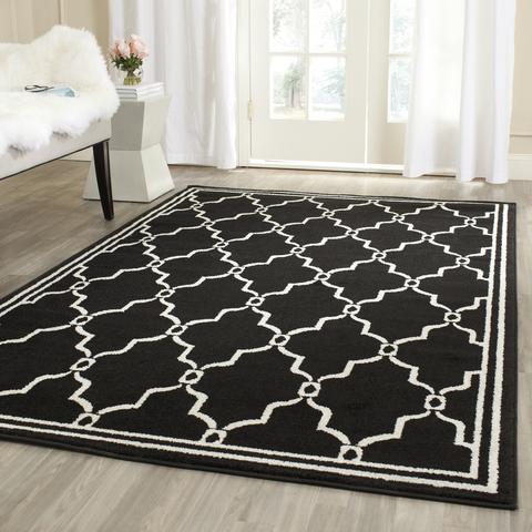 AMHERST, ANTHRACITE / IVORY, 4' X 6', Area Rug, AMT414G-4