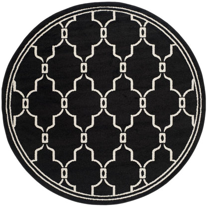AMHERST, ANTHRACITE / IVORY, 7' X 7' Round, Area Rug, AMT414G-7R