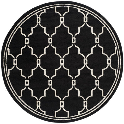 AMHERST, ANTHRACITE / IVORY, 7' X 7' Round, Area Rug, AMT414G-7R
